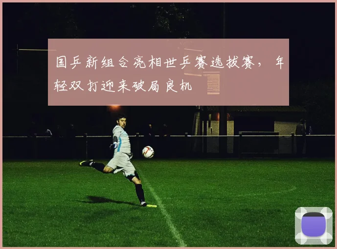 国乒新组合亮相世乒赛选拔赛,年轻双打迎来破局良机